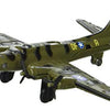 Hot Wings Planes B-17 Flying Fortress Jet (Olive Green) with Connectible Runway