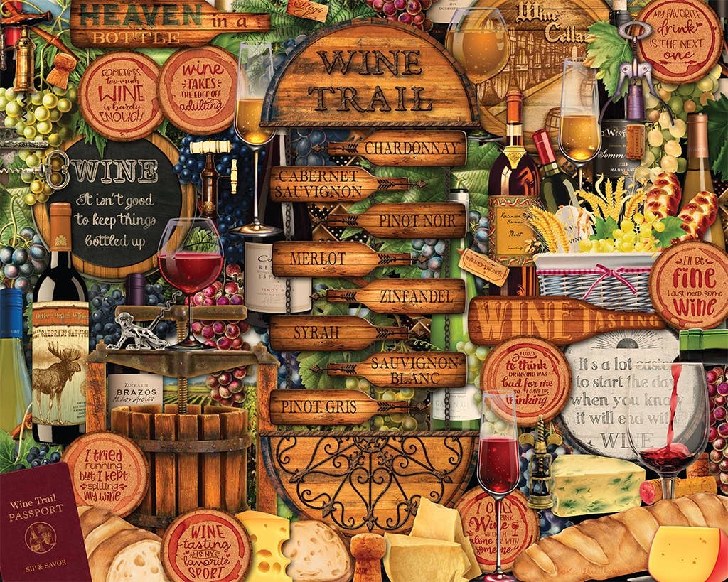 Hart Puzzles - Wine Trail by Kate Ward Thacker