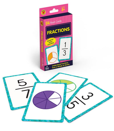 Carson Dellosa Education - Fractions Flash Cards