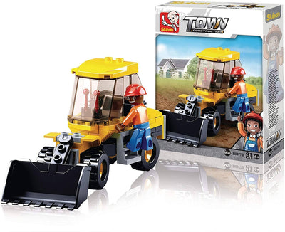 Texas Toy Distribution - Sluban Town Backhoe Building Set