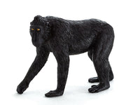 Mojo Black Crested Macaque Toy Figurine