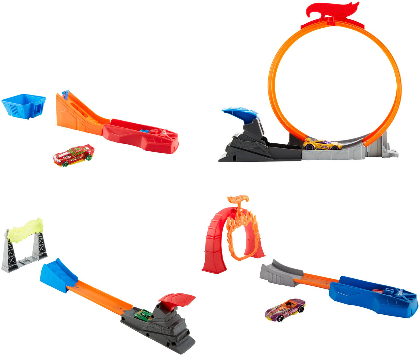 Toysmith - Mattel Hot Wheels Classic Stunt Set  Vertical Power Launch