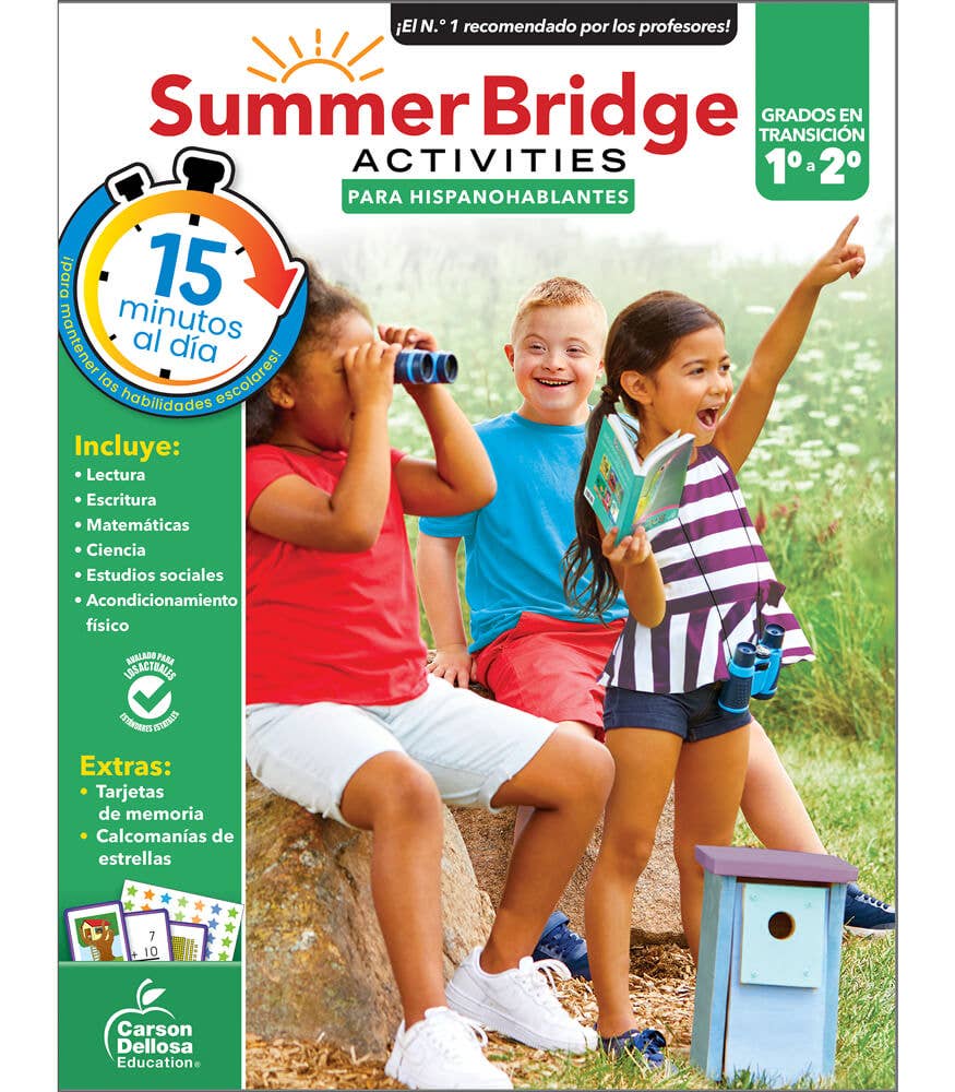 Carson Dellosa Education - Summer Bridge Activities Spanish 1-2, Grades 1 - 2