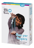 Toysmith Flex YER Fingers - Hi There! Delightfully Witty Gift, Tactile Meditation, Fidget Toy, for People of All Ages