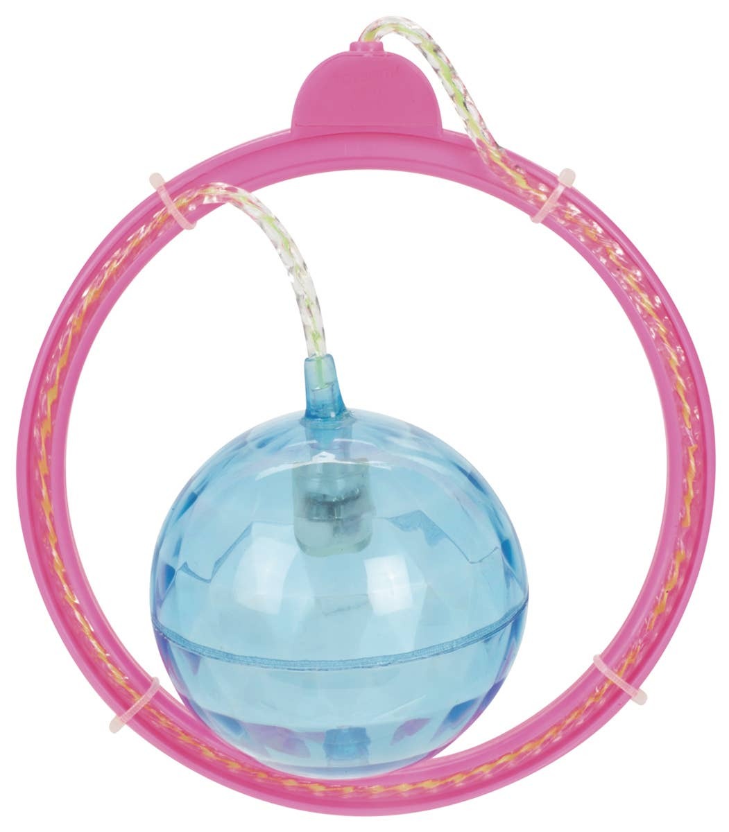 Toysmith - Playground Classics Flashing Skip Ball, Skip and Hop