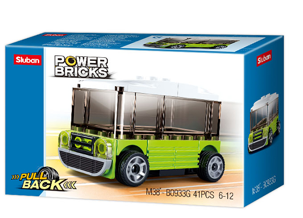 Texas Toy Distribution - PowerBricks Pull-Back Building Brick  Train