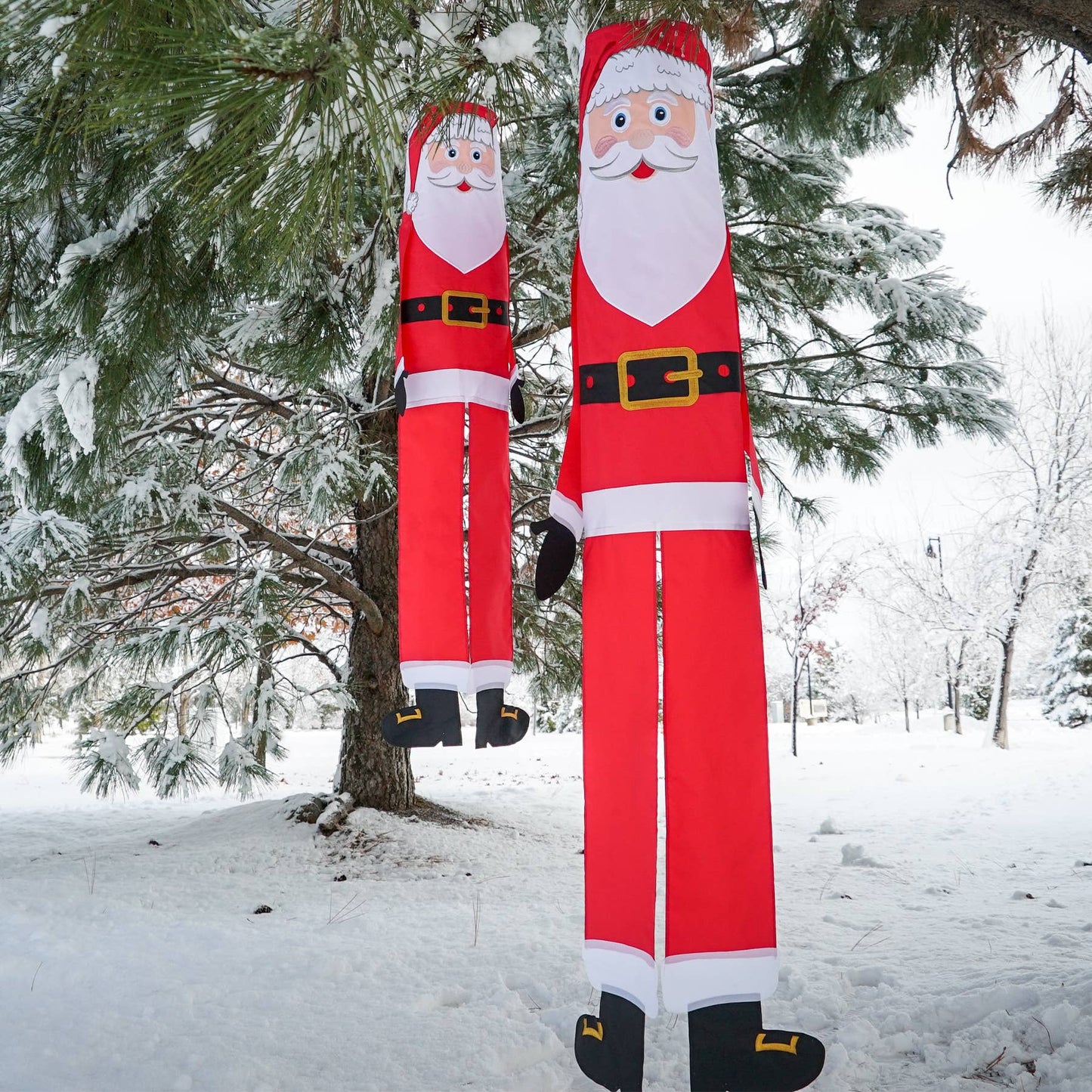 In the Breeze, LLC. - Lil' Santa Claus 3D 40" Windsock