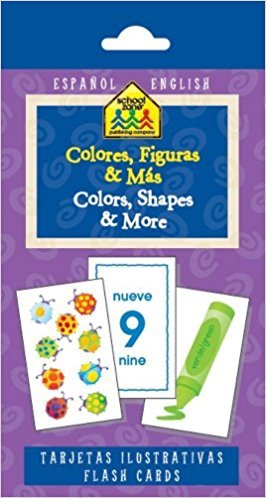 School Zone Colores, Figureas, & Mas Flashcards