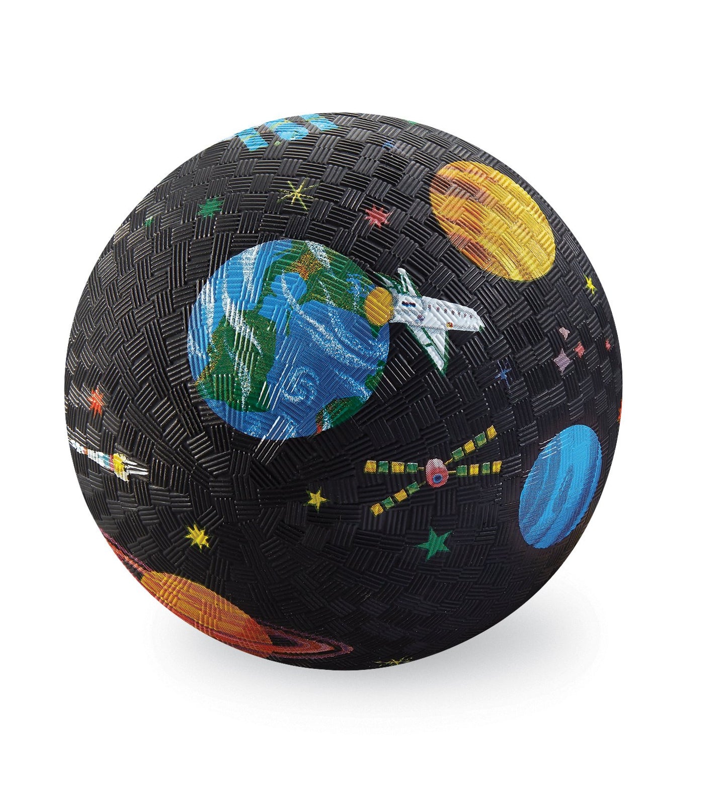 Crocodile Creek Space Exploration Rubber Playground Ball 5"