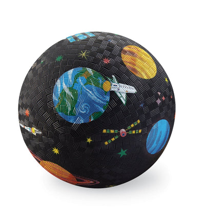 Crocodile Creek Space Exploration Rubber Playground Ball 5"