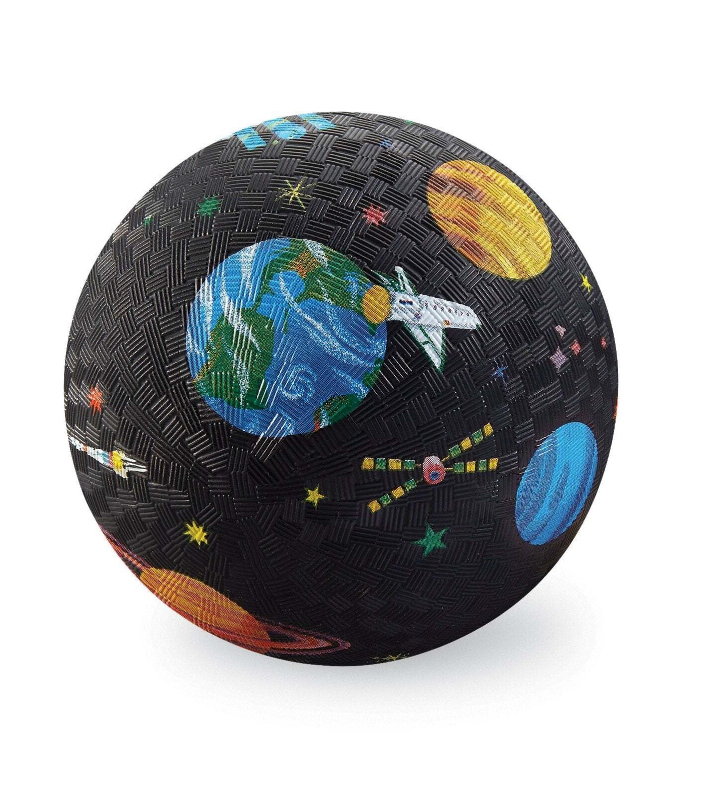 Crocodile Creek Space Exploration Rubber Playground Ball 5"