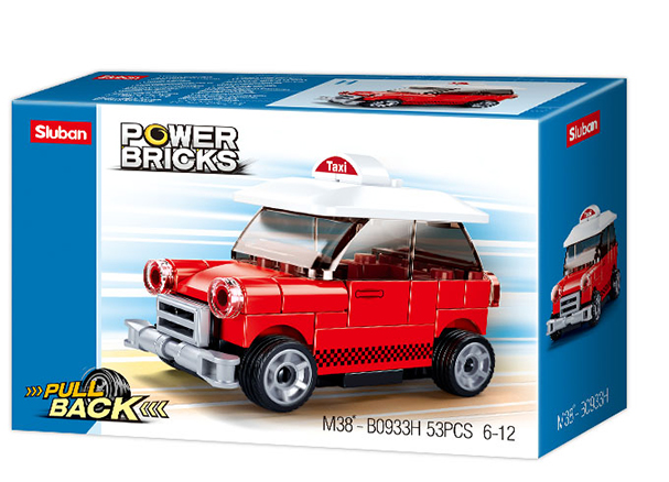 Texas Toy Distribution - PowerBricks Pull-Back Building Brick  Train