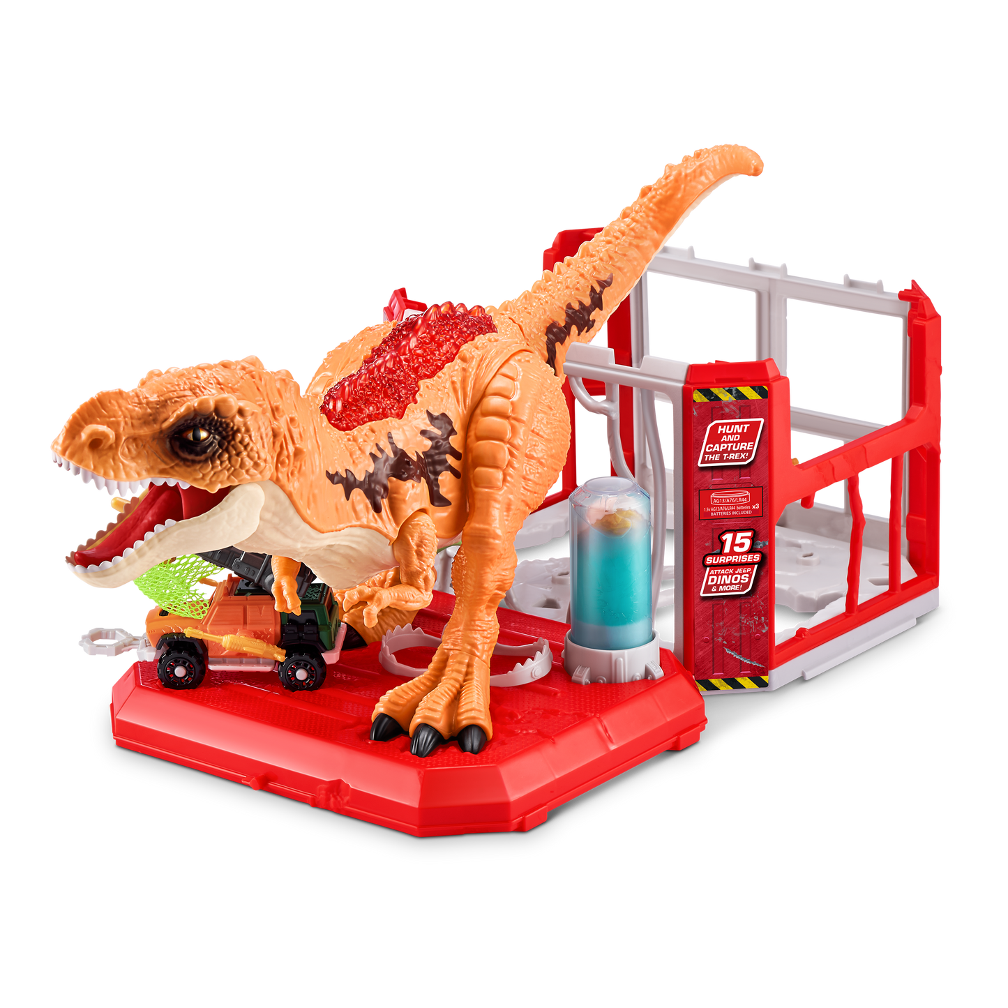 The Zoofy Group , LLC - ZURU-Robo Alive - Dino Escape --Dino Playset-Ser 1