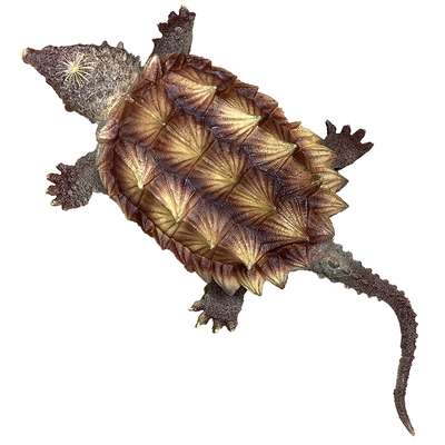 Texas Toy Distribution - Animal World Snapping Turtle 11" Long Reptile Figurine Toy