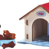 HABA Little Friends Dog Lucky with Doghouse & Wooden Bones