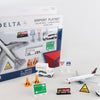 Daron Worldwide Trading - RT4991 Delta Air Lines Playset by Daron Toys
