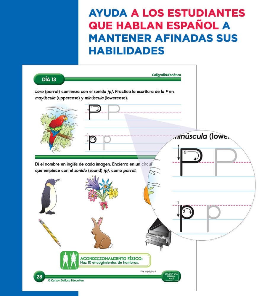 Carson Dellosa Education - Summer Bridge Activities Spanish K-1, Grades K - 1