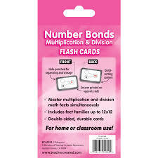 Edupress Flash Cards Number Bonds Multiplication & Division Ages 8 and up