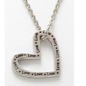 Shape Slider LOVE Necklace