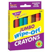 Trend Wipe Jumbo Wipe Off Crayons