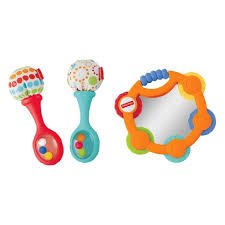 Fisher Price Tambourine & Maracas Gift Pack