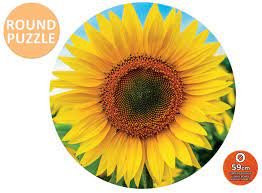 Educa 800 Pc Sunflower Round puzzle