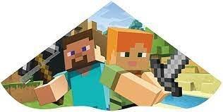 SkyDelta 52 Minecraft Steve and Alex Kite