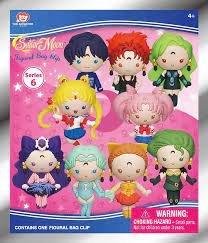 Sailor Moon 3D Foam Figural Bag Clip Series 6