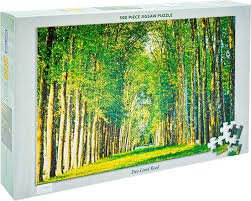 Puzzlelife Tree Lined Road 500 Piece Jigsaw Puzzle