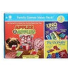 Mattel Family Value Pak of Games (Apple to Apples, Uno Flip, Pictionary Card Game)