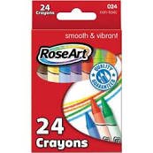 Rose Art 24 Art Crayons