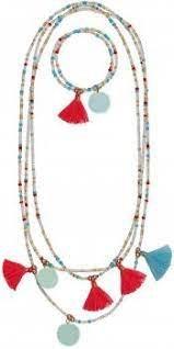 Great Pretenders Tassle Necklace and Bracelet Set