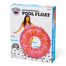 Big Mouth Giant Pink Lemon Pool Float
