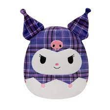 Squishmallow 8" Sanrio Plaid Kuromi