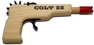 Magnum Colt 22 Rubberband Pistol (Green)