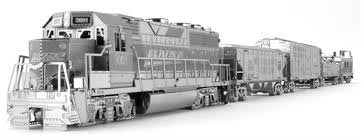 Metal Earth Train: Freight Train