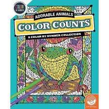 Color by Number Adorable Animals Color Counts