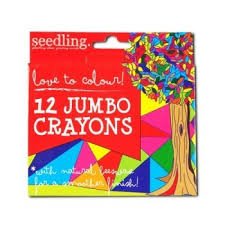 Seedling Love to Color 12 Jumbo Crayons