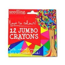 Seedling Love to Color 12 Jumbo Crayons