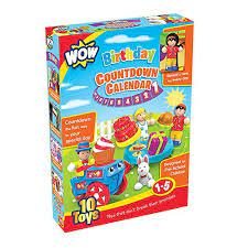 WOW Birthday Countdown Calendar
