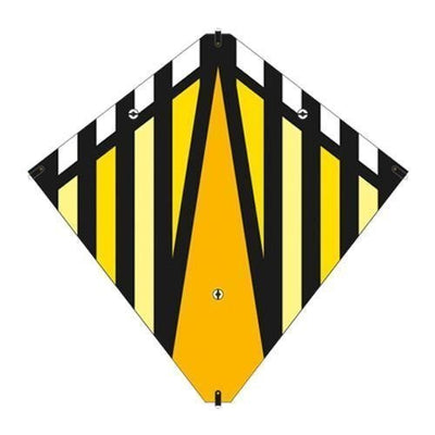 Xkites 30 " Nylon Stunt Kite Yellow Dual Control
