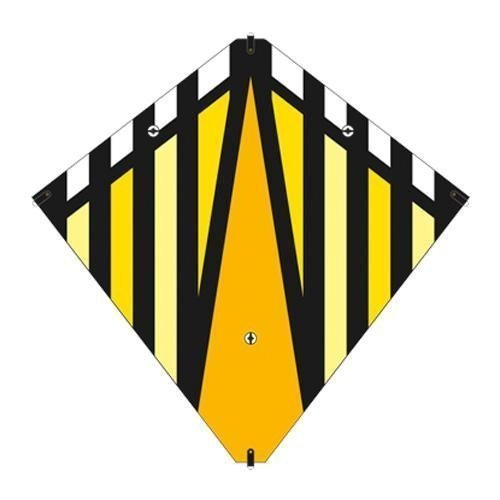 Xkites 30 " Nylon Stunt Kite Yellow Dual Control