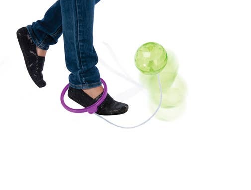 Toysmith - Playground Classics Flashing Skip Ball, Skip and Hop