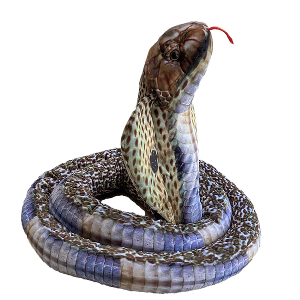 Texas Toy Cobra 9.5 ft long Poseable Plush Snake