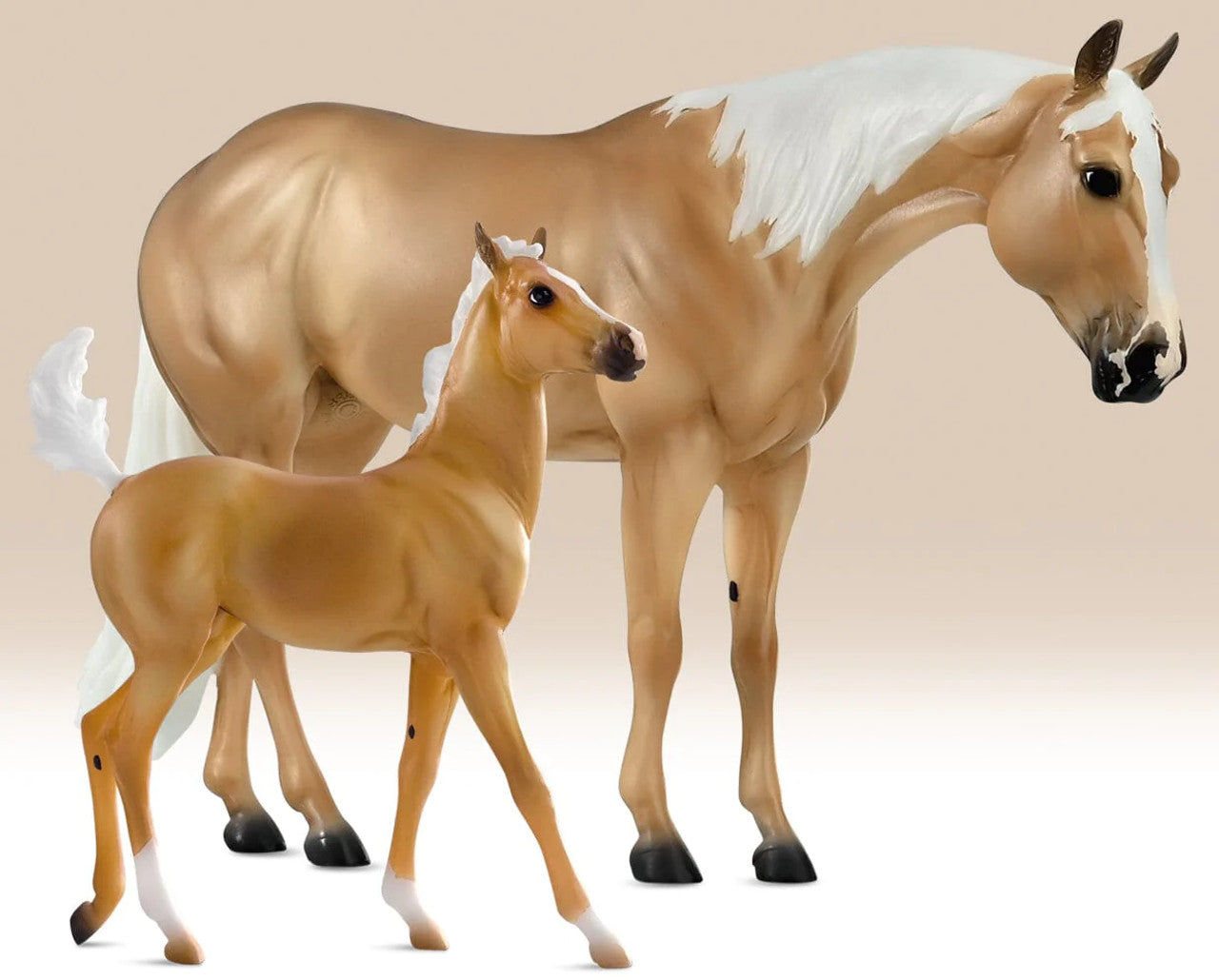Breyer Horses Traditional Series Ebony Shines & Charlize | 2 Horse Set | Horse Toy Model