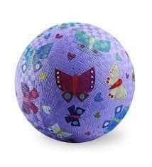 Crocodile Creek Butterfly Dreams Rubber Playground Ball 7"