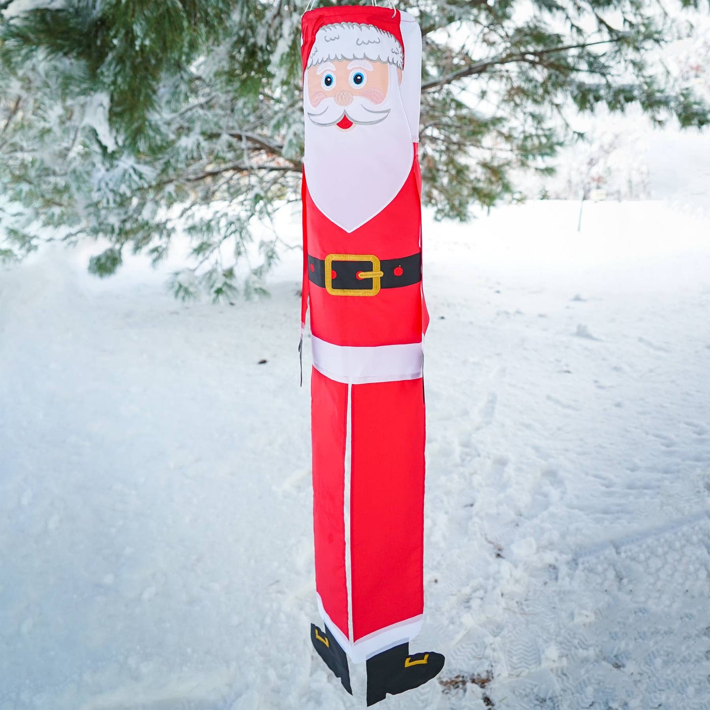 In the Breeze, LLC. - Lil' Santa Claus 3D 40" Windsock