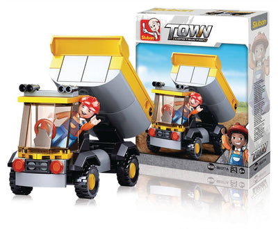 Texas Toy Distribution - Sluban Town Dump Truck Building Set