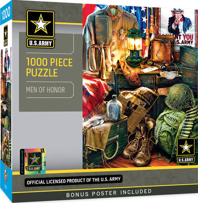 Masterpieces Puzzles - U.S. Army - Men of Honor 1000 Piece Puzzle