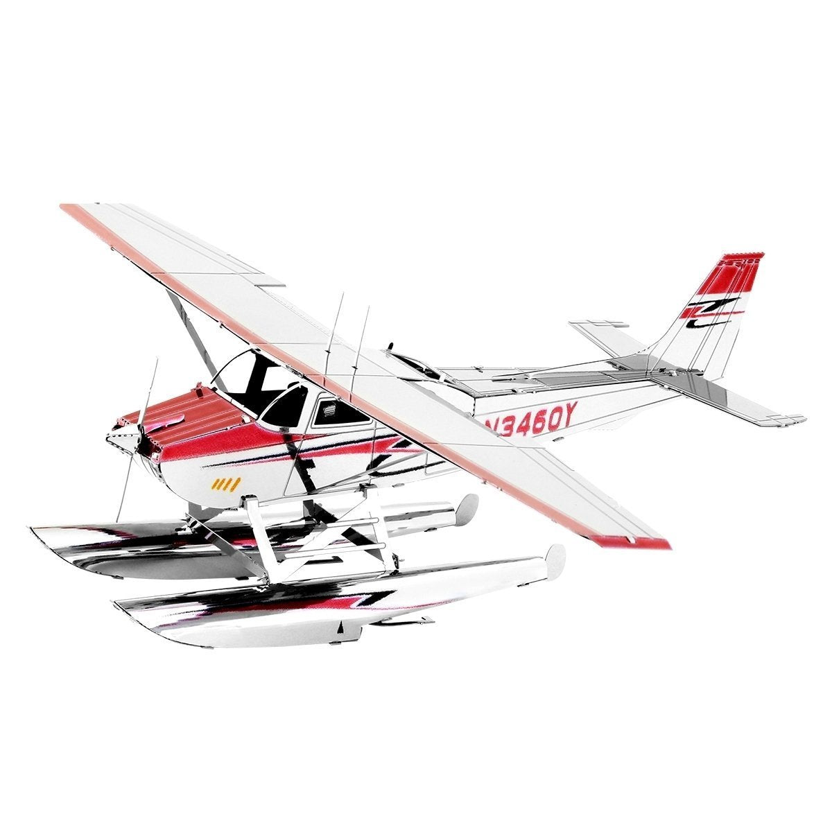 Metal Earth Cessna 182 Floatplane Model